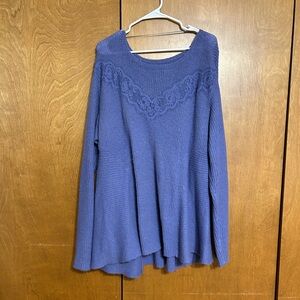 2 for 1 deal* Super soft lavender colored Elle sweater, xl